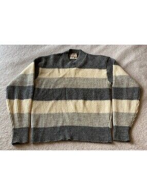 VTG Brentwood Mirapaca Wool Scotch Mist Sweater Men's L 50s 60s RARE Great Shape